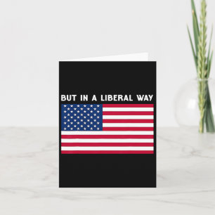 Die USA aber auf liberale Weise 4. Juli feministis Karte