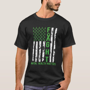 Die USA - Die Fahne der Grünen Amerikaner - Fragen T-Shirt