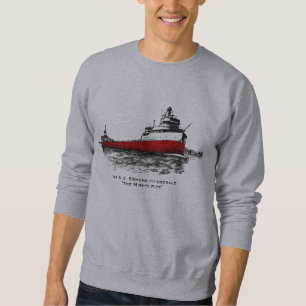 Die USA Edmund Fitzgerald ~ "The Mighty FITZ" Sweatshirt