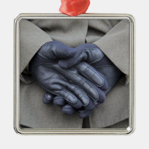 Die USA New York Silbernes Ornament