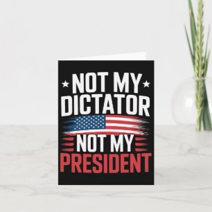 Die USA nicht mein Diktator, nicht mein Präsident, Karte