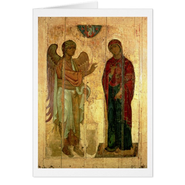 Die Ustiug Ankündigung, c.1130-40 (Tempera auf (Vorne)