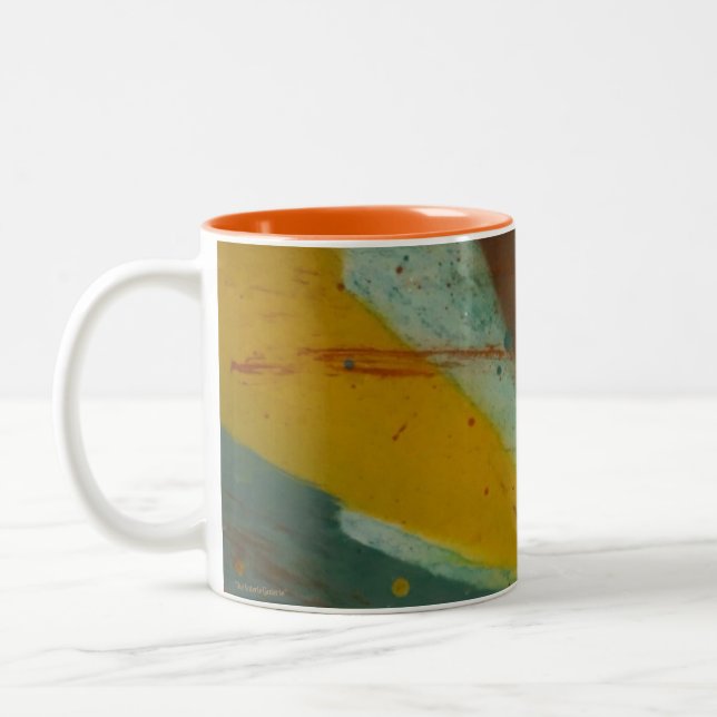 Die ValerieGalerie-Tasse Zweifarbige Tasse (Links)