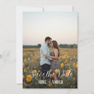 Die Valley-Foto-Save-the-Date-Einladung Einladung