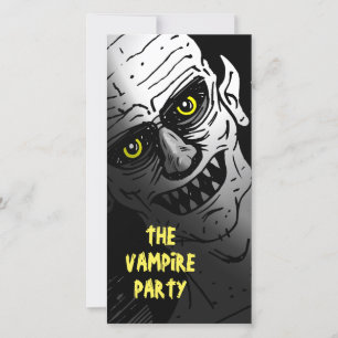Die Vampir-Party-Halloween-Einladung