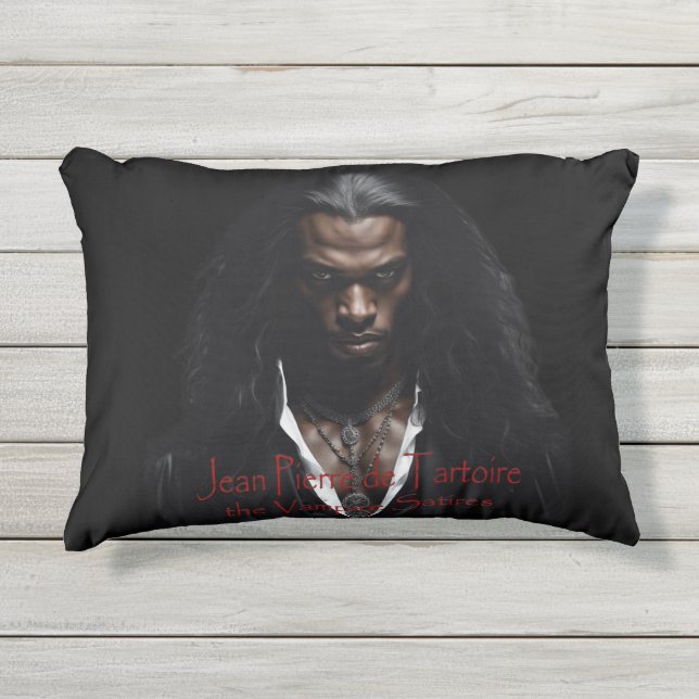 Die Vampire Satires decken Kunst ab Kissen Für Draußen (Vorderseite)