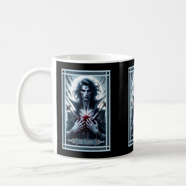 Die Vampire-Tarot-Karte Kaffeetasse (Links)