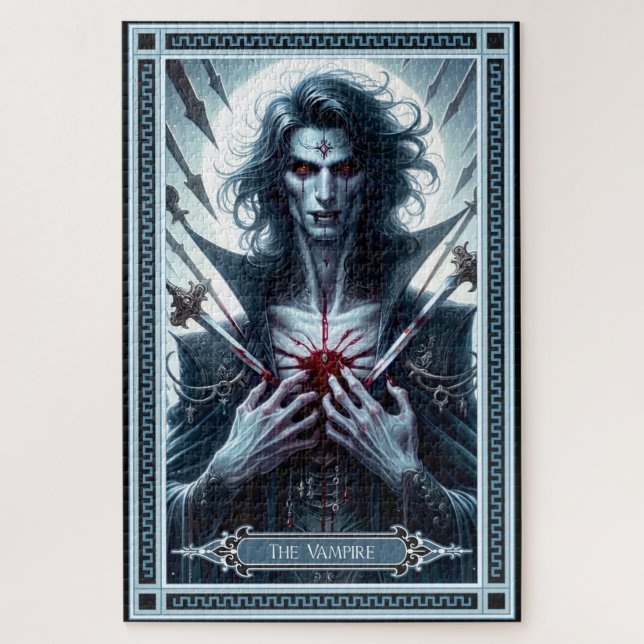 Die Vampire-Tarot-Karte Puzzle (Vertikal)