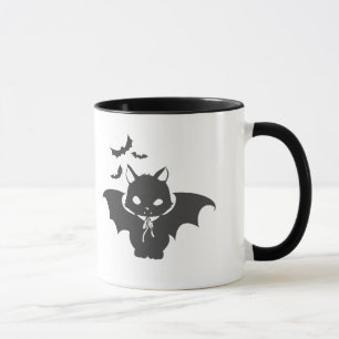 Die Vampirkatze hat einen Hund - Wählen Sie die F Tasse