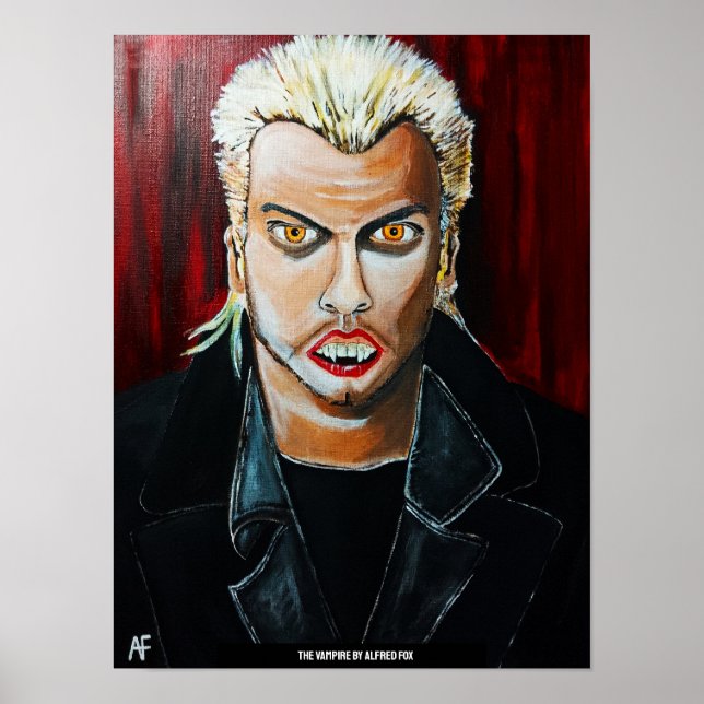 Die Vampirmalerei von Alfred Fox Poster (Vorne)