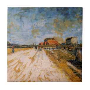Die Van Gogh Road verläuft neben den Pariser Rampa Fliese