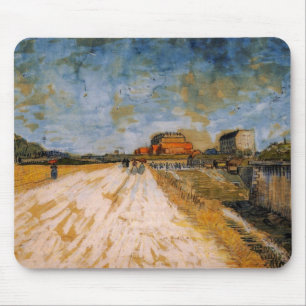 Die Van Gogh Road verläuft neben den Pariser Rampa Mousepad