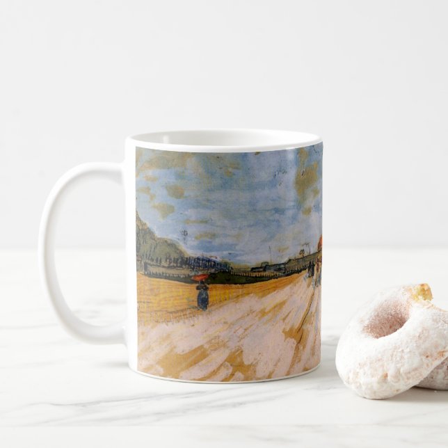 Die Van Gogh Road verläuft neben den Pariser Rampa Tasse (Mit Donut)