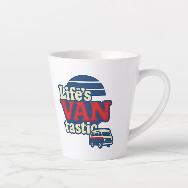 Die VANtastic Red Cream Blue Edition von Life Milchtasse (Rechts)