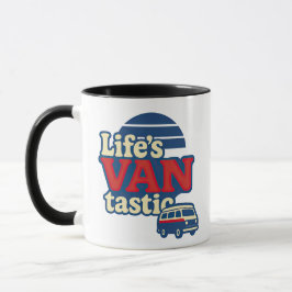 Die VANtastic Red Cream Blue Edition von Life Tasse