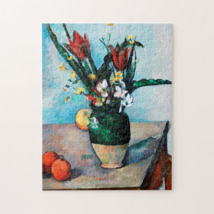 Die Vase von Tulips, Paul Cezanne Puzzle