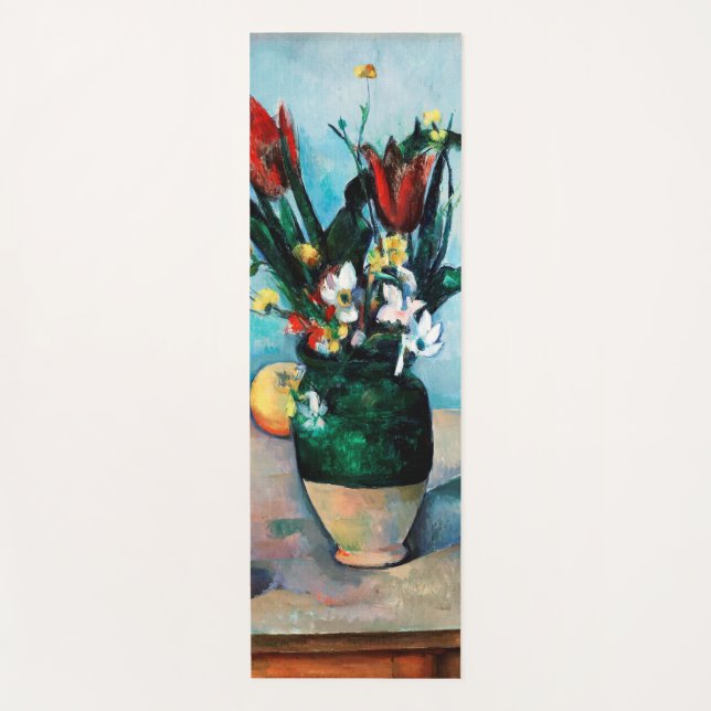 Die Vase von Tulips, Paul Cezanne Yogamatte (Vorderseite)