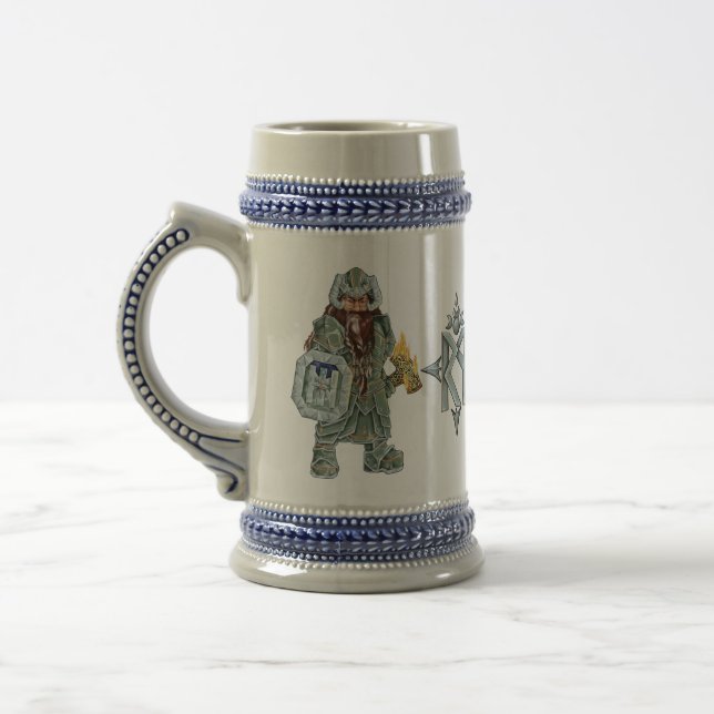 Die Vasily Stein eigenwilligen Sonnen Bierglas (Links)