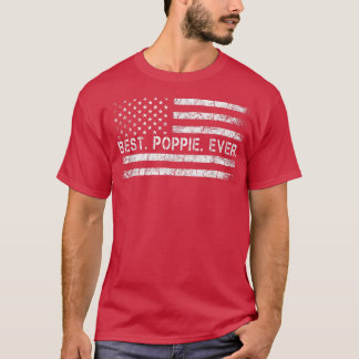Die Väter sagen mit amerikanischer Fahne das beste T-Shirt