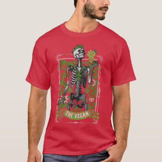 Die Vegane Tarot Card, Skelett Vegan, Tarot Gesche T-Shirt