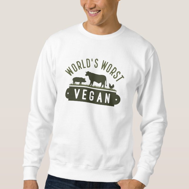 Die Vegansten der Welt Sweatshirt (Vorderseite)