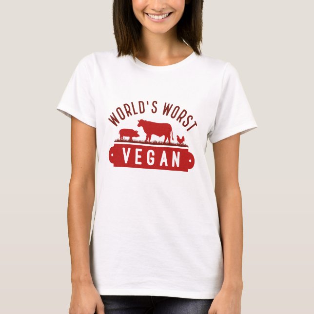 Die Vegansten der Welt T-Shirt (Vorderseite)