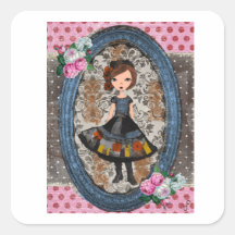 Die Veilchen-Papierpuppe: Eine Geschichte von Pfla