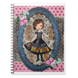 Die Veilchen-Papp-Puppe: Eine Geschichte von Pflau Notizblock