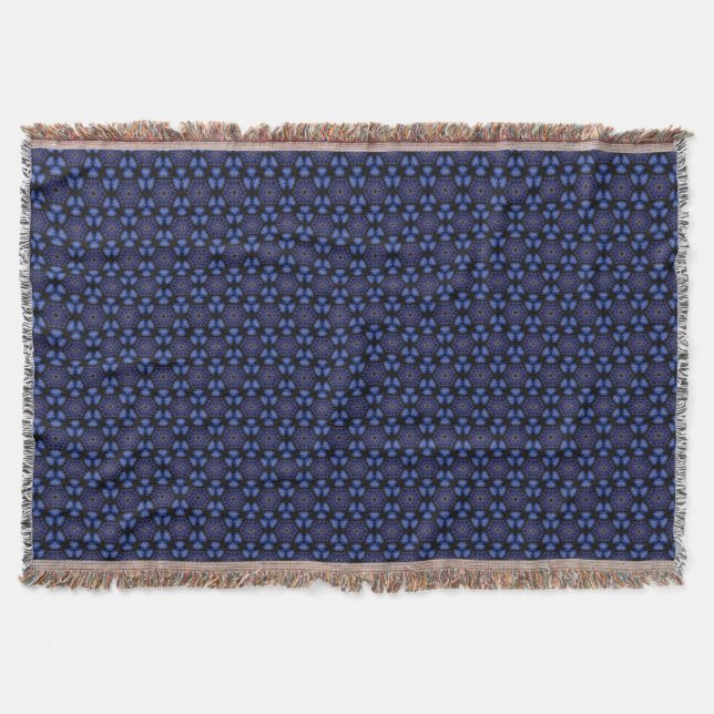 Die Velvet Sapphire-Kollektion Decke (Vorderseite)