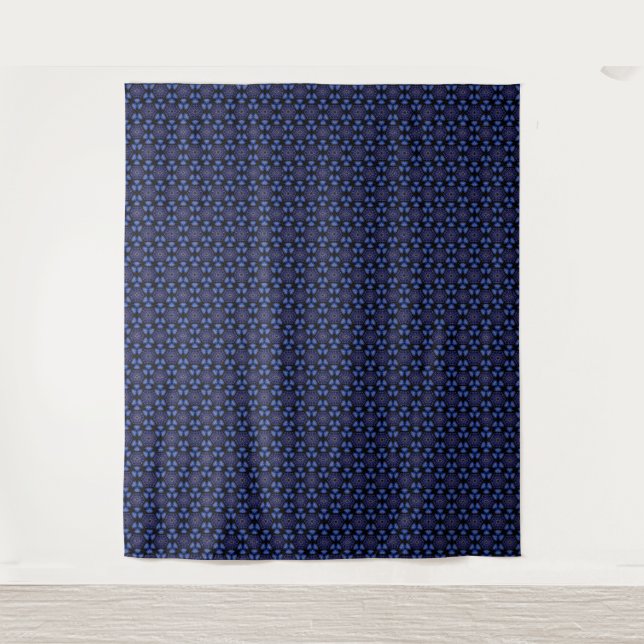 Die Velvet Sapphire-Kollektion Wandteppich (Vorderseite)