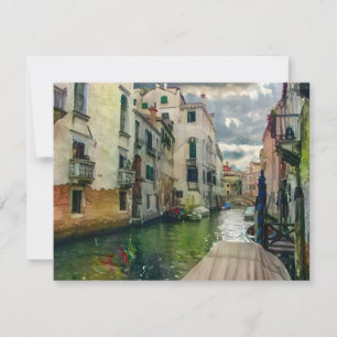 Die Venezianische Postkarte für die Canal-Malerei