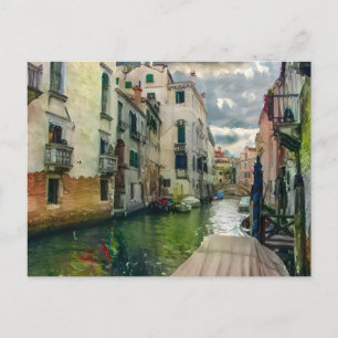 Die Venezianische Postkarte für die Canal-Malerei