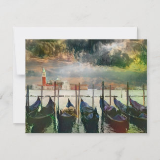 Die Venezianische Postkarte für die Canal-Malerei