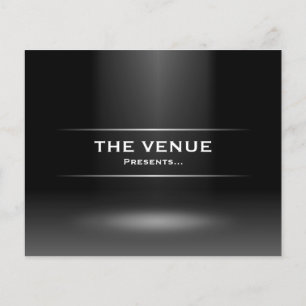 Die Venue Presents - Blau Flyer