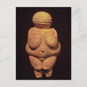 Die Venus von Willendorf, das Fruchtbarkeitssymbol Postkarte