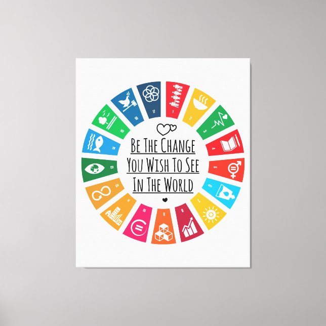 Die Veränderung Leinwanddruck (Vorderseite)