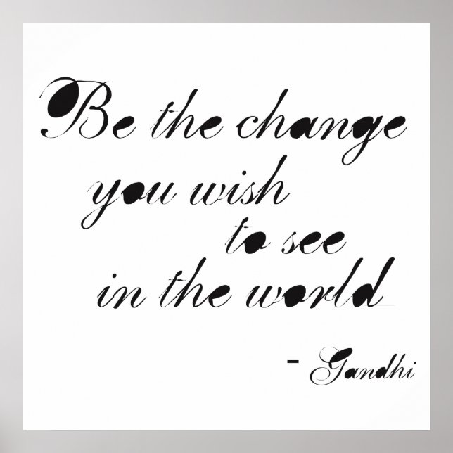 Die Veränderung Poster (Vorne)