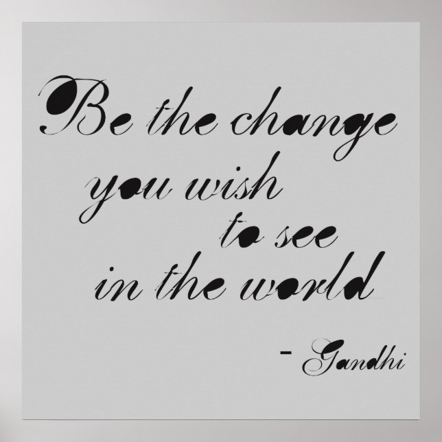 Die Veränderung Poster (Vorne)