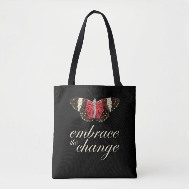 Die Veränderung verkraften - Rosa Schmetterling (Vorderseite)