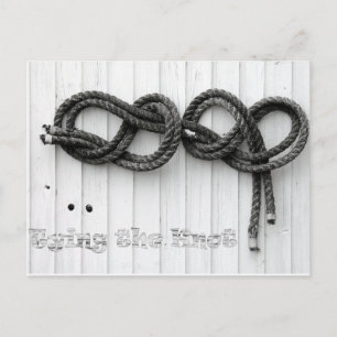 Die Verbindung des Knotens Postkarte