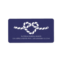 Die Verbindung von Knoten | Benutzerdefinierte Hin Adressaufkleber