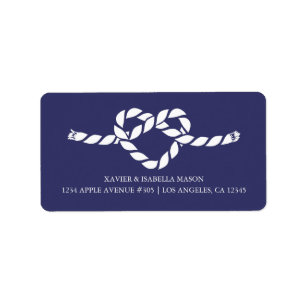 Die Verbindung von Knoten   Benutzerdefinierte Hin Adressaufkleber