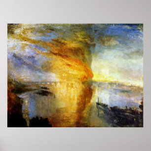 Die Verbrennung der Herren und Commons Poster