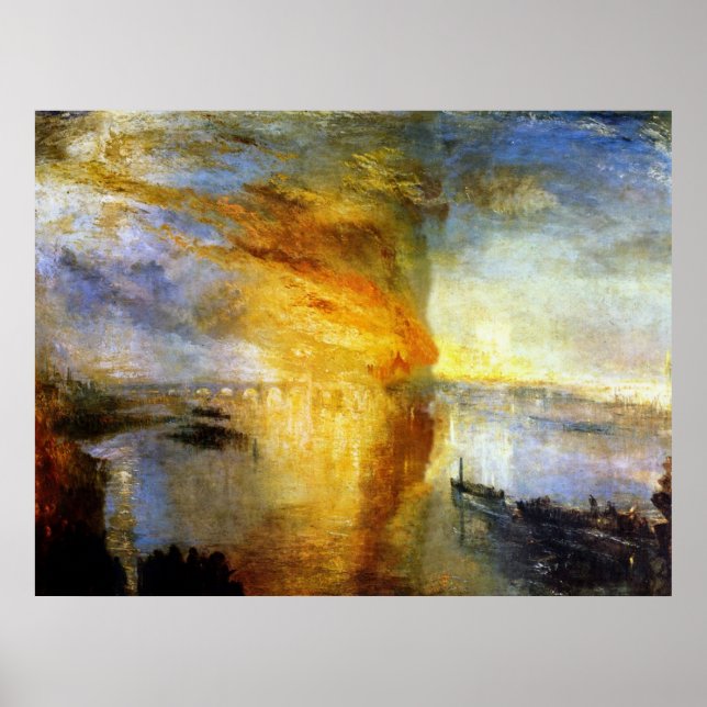 Die Verbrennung der Herren und Commons Poster (Vorne)