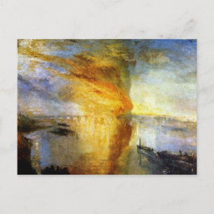 Die Verbrennung der Herren und Commons Postkarte