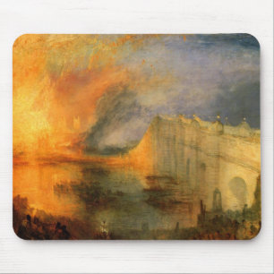 Die Verbrennung der Parlamentsgebäude Mousepad