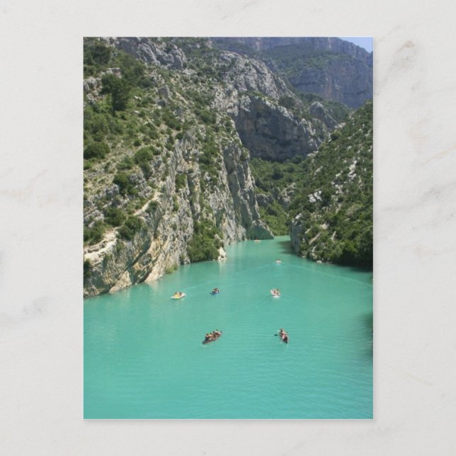 Die Verdon-Schlucht Postkarte (Vorderseite)