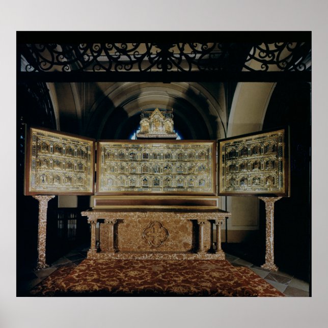 Die "Verduner Altar" mit Paneelen Poster (Vorne)