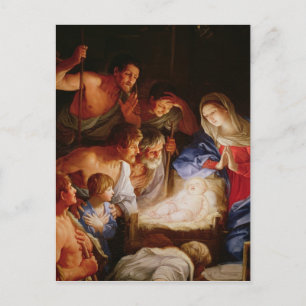 Die Verehrung der Hirten Postkarte