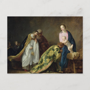 Die Verehrung der Magi, 1638 Postkarte